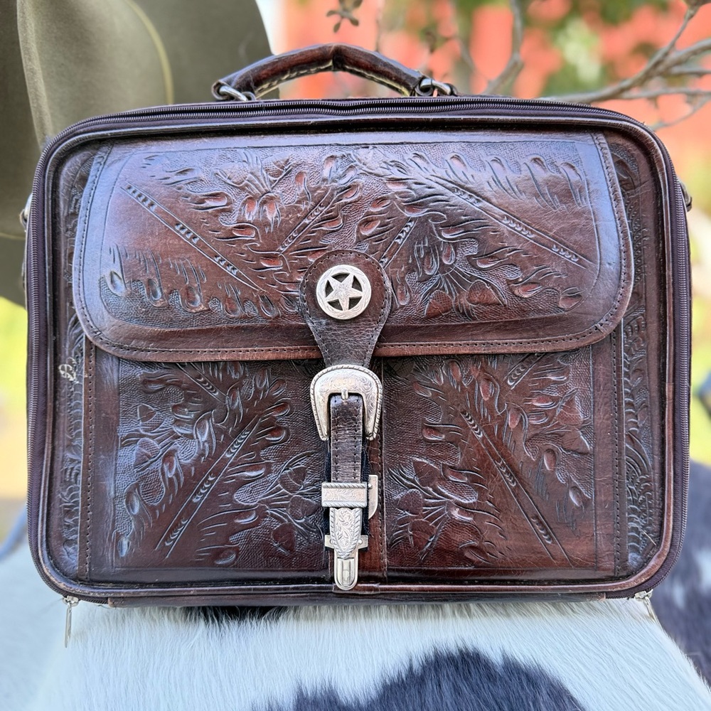 American West Classic Laptop Briefcase